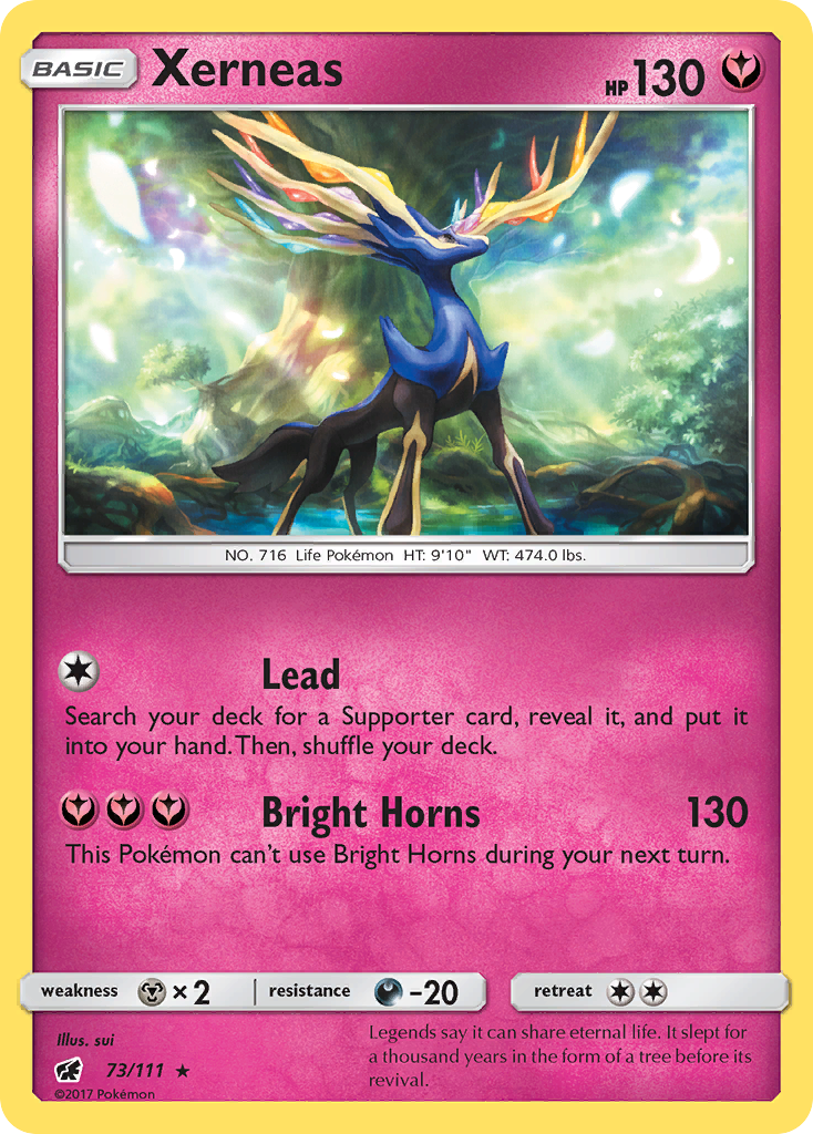 Xerneas (73/111) [Sun & Moon: Crimson Invasion] | Eastridge Sports Cards & Games