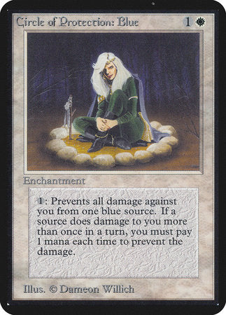 Circle of Protection: Blue [Limited Edition Alpha] | Eastridge Sports Cards & Games