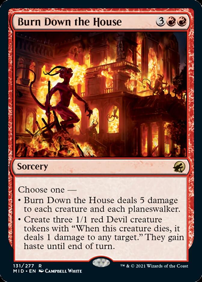 Burn Down the House [Innistrad: Midnight Hunt] | Eastridge Sports Cards & Games