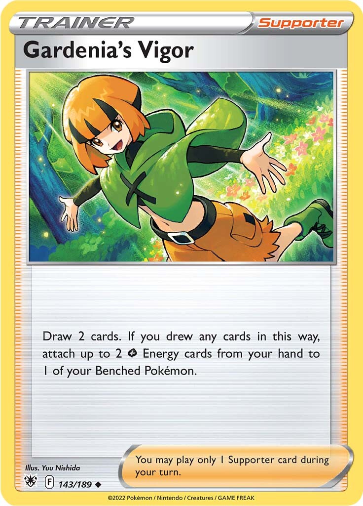 Gardenia's Vigor (143/189) [Sword & Shield: Astral Radiance] | Eastridge Sports Cards & Games