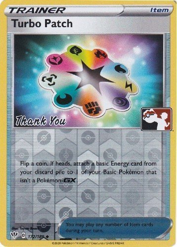 Turbo Patch (172/189) (Pokemon League) [Sword & Shield: Darkness Ablaze] | Eastridge Sports Cards & Games