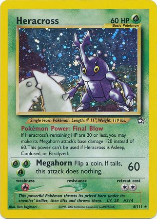 Heracross (6/111) [Neo Genesis Unlimited] | Eastridge Sports Cards & Games