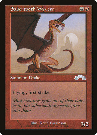 Sabertooth Wyvern [Exodus] | Eastridge Sports Cards & Games