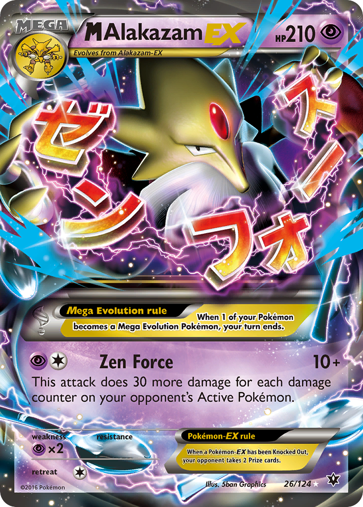 M Alakazam EX (26/124) [XY: Fates Collide] | Eastridge Sports Cards & Games