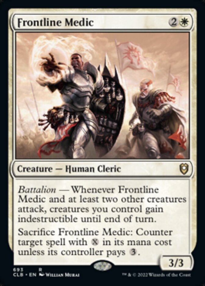 Frontline Medic [Commander Legends: Battle for Baldur's Gate] | Eastridge Sports Cards & Games