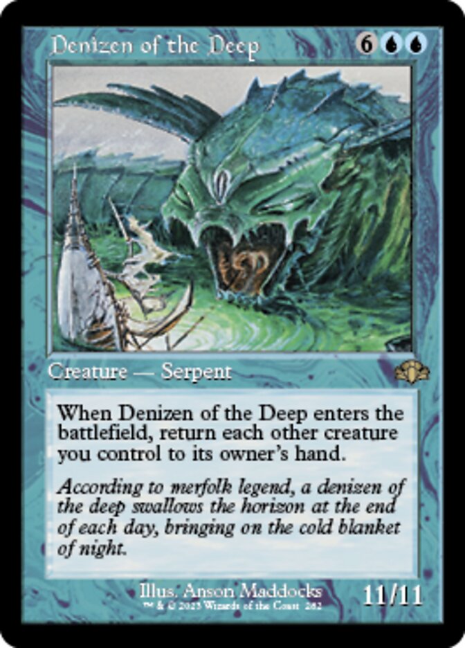 Denizen of the Deep (Retro) [Dominaria Remastered] | Eastridge Sports Cards & Games