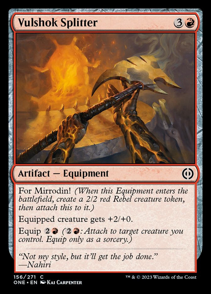 Vulshok Splitter [Phyrexia: All Will Be One] | Eastridge Sports Cards & Games