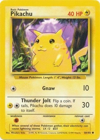 Pikachu (58/102) [Base Set Unlimited] | Eastridge Sports Cards & Games