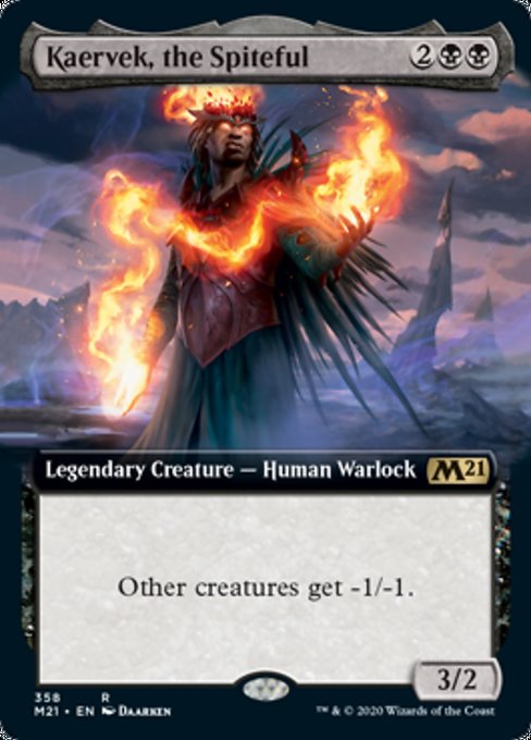 Kaervek, the Spiteful (Extended Art) [Core Set 2021] | Eastridge Sports Cards & Games