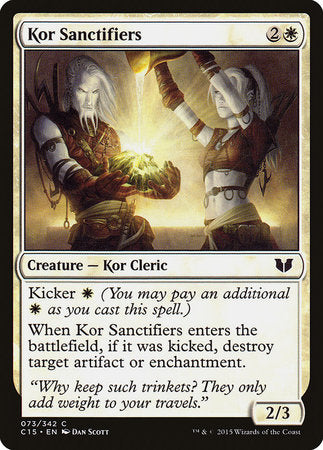 Kor Sanctifiers [Commander 2015] | Eastridge Sports Cards & Games