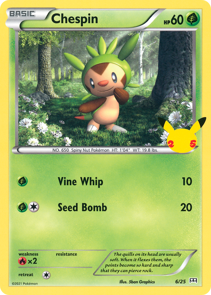 Chespin (6/25) [McDonald's 25th Anniversary] | Eastridge Sports Cards & Games