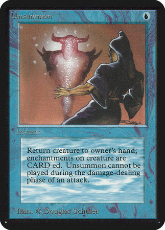Unsummon [Limited Edition Alpha] | Eastridge Sports Cards & Games