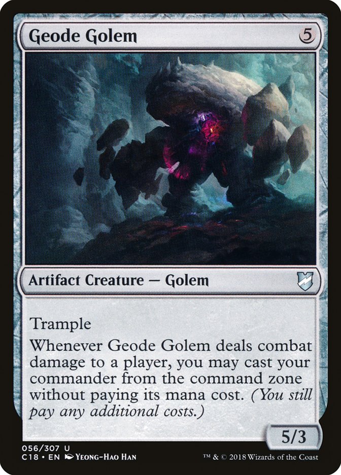 Geode Golem [Commander 2018] | Eastridge Sports Cards & Games