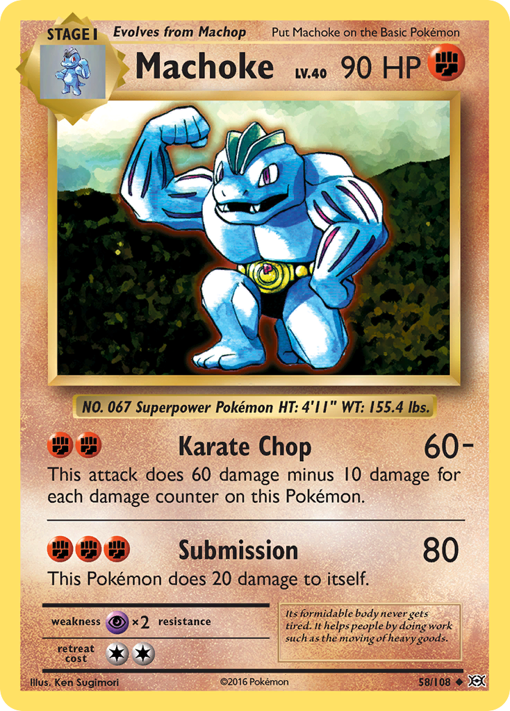 Machoke (58/108) [XY: Evolutions] | Eastridge Sports Cards & Games