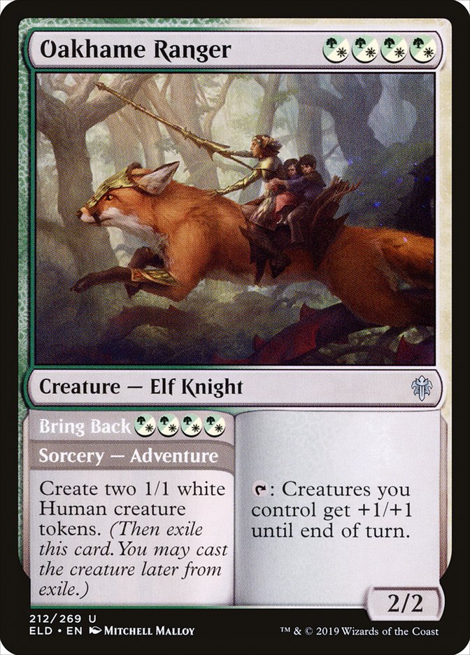 Oakhame Ranger // Bring Back [Throne of Eldraine] | Eastridge Sports Cards & Games