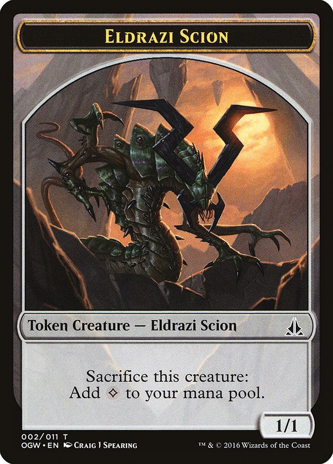 Eldrazi Scion (002/011) [Oath of the Gatewatch Tokens] | Eastridge Sports Cards & Games