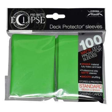 Ultra Pro PRO-Matte Eclipse Lime Green Standard Deck Protector 100ct | Eastridge Sports Cards & Games