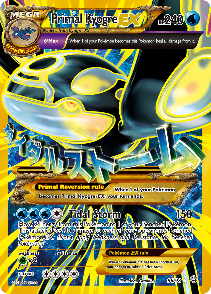 Primal Kyogre EX (96/98) [XY: Ancient Origins] | Eastridge Sports Cards & Games