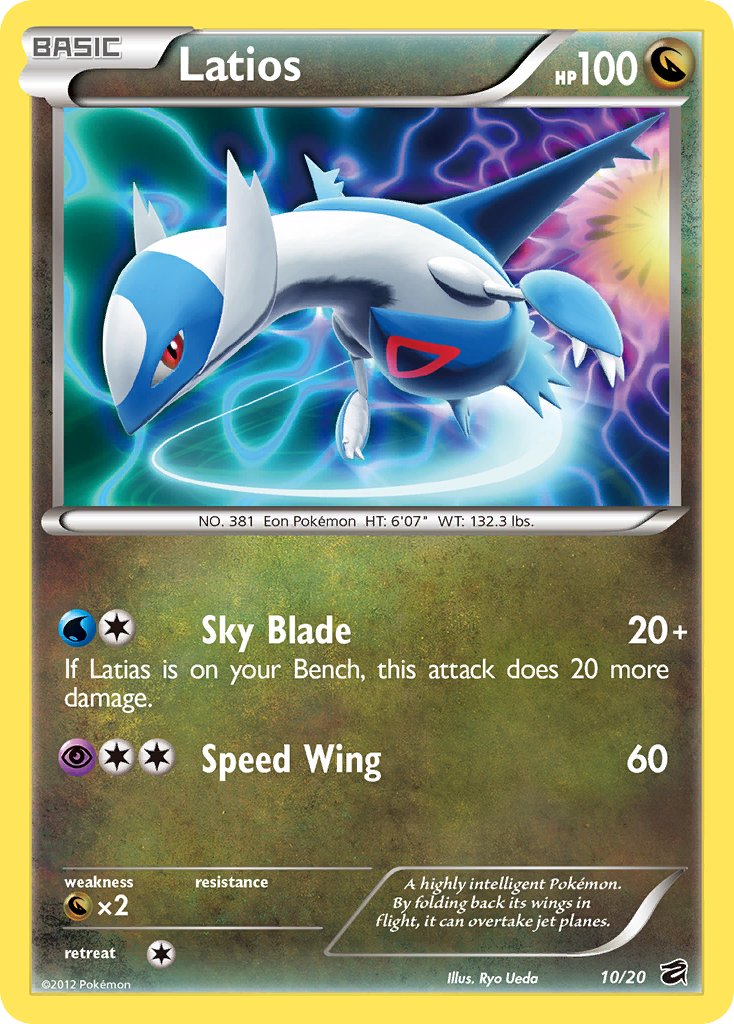 Latios (10/20) [Black & White: Dragon Vault] | Eastridge Sports Cards & Games