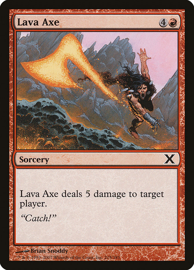 Lava Axe [Tenth Edition] | Eastridge Sports Cards & Games