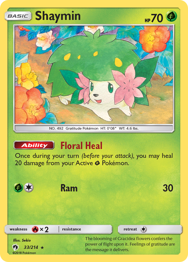 Shaymin (33/214) [Sun & Moon: Lost Thunder] | Eastridge Sports Cards & Games