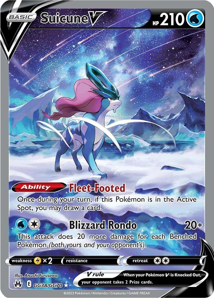 Suicune V (GG38/GG70) [Sword & Shield: Crown Zenith] | Eastridge Sports Cards & Games