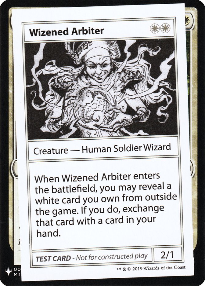 Wizened Arbiter [Mystery Booster Playtest Cards] | Eastridge Sports Cards & Games