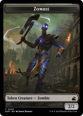 Goblin (0008) // Zombie Double-Sided Token [Ravnica Remastered Tokens] | Eastridge Sports Cards & Games