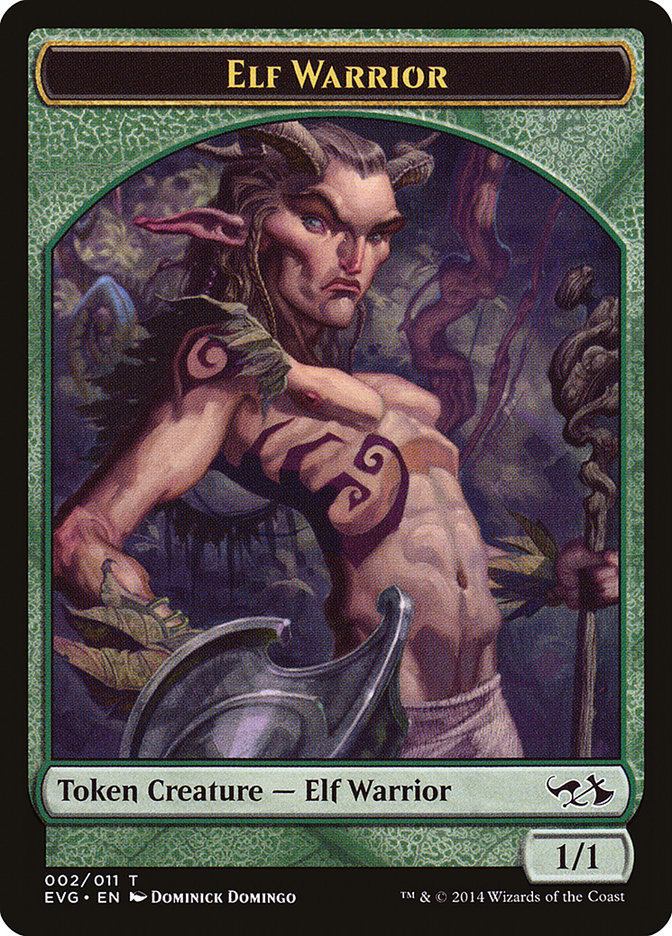 Elf Warrior Token (Elves vs. Goblins) [Duel Decks Anthology Tokens] | Eastridge Sports Cards & Games