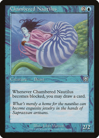 Chambered Nautilus [Mercadian Masques] | Eastridge Sports Cards & Games