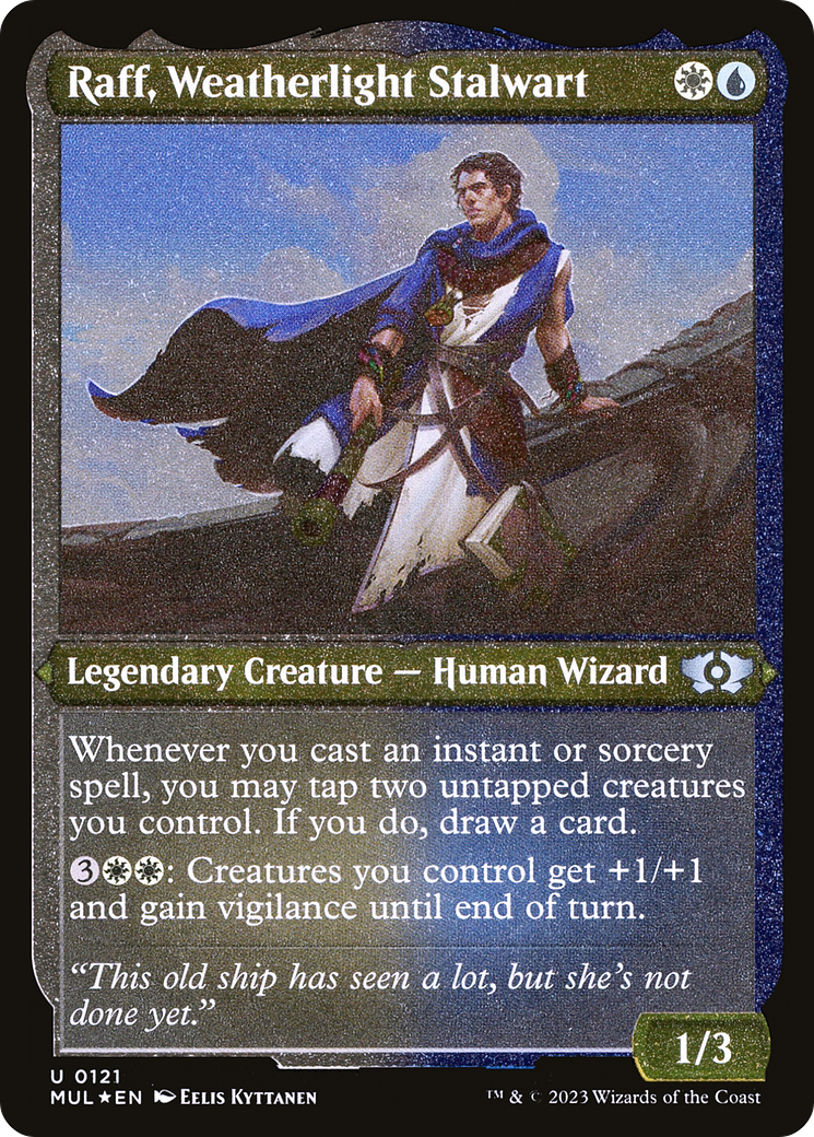 Raff, Weatherlight Stalwart (Foil Etched) [Multiverse Legends] | Eastridge Sports Cards & Games