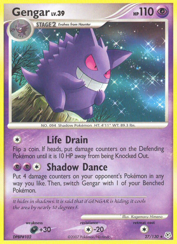 Gengar (27/130) [Diamond & Pearl: Base Set] | Eastridge Sports Cards & Games