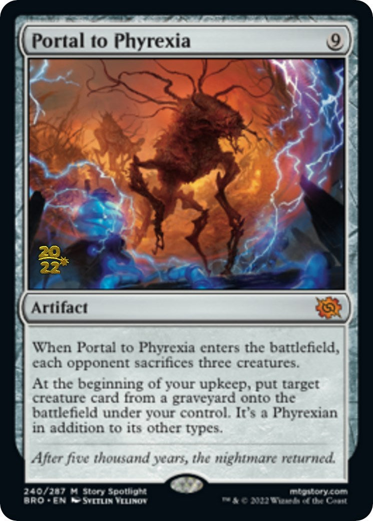 Portal to Phyrexia [The Brothers' War: Prerelease Promos] | Eastridge Sports Cards & Games