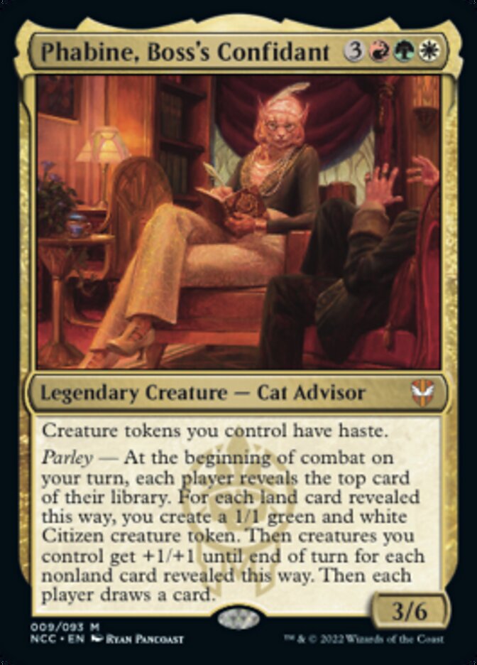 Phabine, Boss's Confidant [Streets of New Capenna Commander] | Eastridge Sports Cards & Games