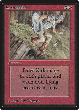 Earthquake [Limited Edition Beta] | Eastridge Sports Cards & Games