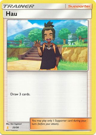 Hau (23/30) [Sun & Moon: Trainer Kit - Alolan Raichu] | Eastridge Sports Cards & Games