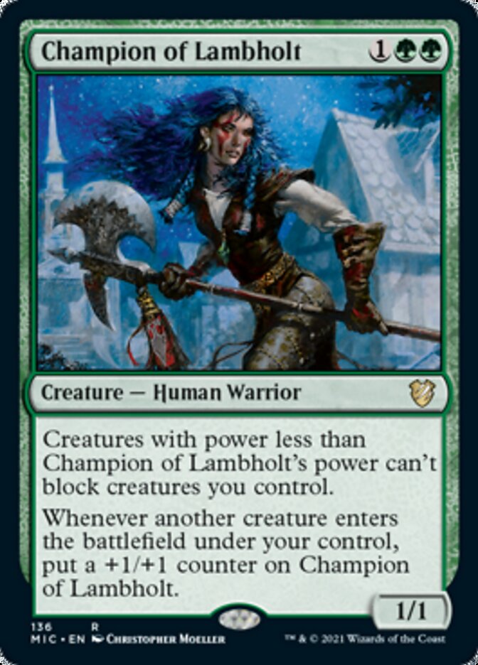 Champion of Lambholt [Innistrad: Midnight Hunt Commander] | Eastridge Sports Cards & Games