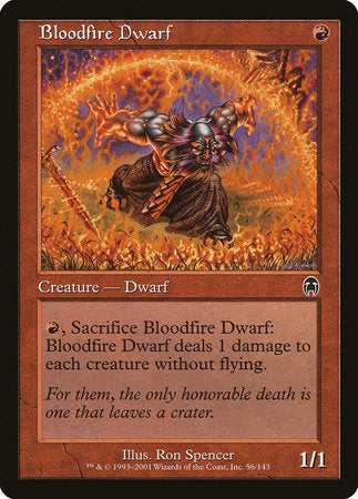 Bloodfire Dwarf [Apocalypse] | Eastridge Sports Cards & Games