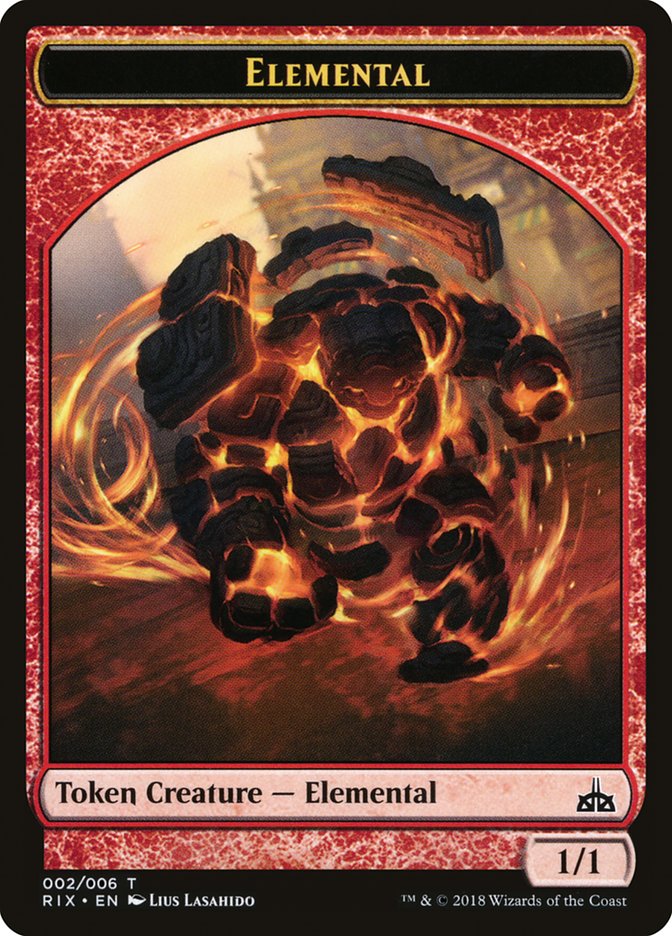 Elemental (002/006) [Rivals of Ixalan Tokens] | Eastridge Sports Cards & Games