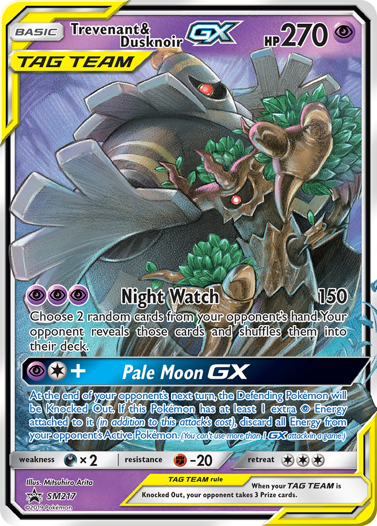 Trevenant & Dusknoir GX (SM217) [Sun & Moon: Black Star Promos] | Eastridge Sports Cards & Games