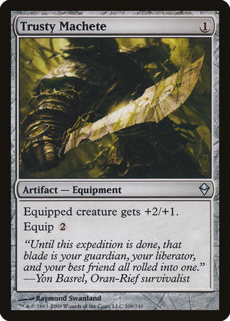 Trusty Machete [Zendikar] | Eastridge Sports Cards & Games