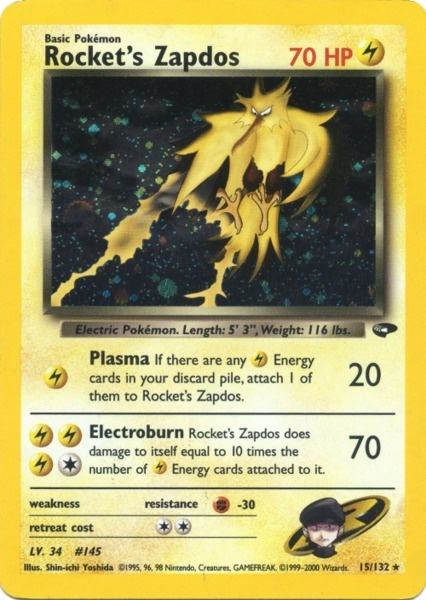 Rocket's Zapdos (15/132) [Gym Challenge Unlimited] | Eastridge Sports Cards & Games