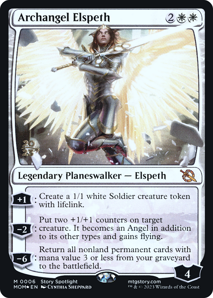 Archangel Elspeth [March of the Machine Prerelease Promos] | Eastridge Sports Cards & Games