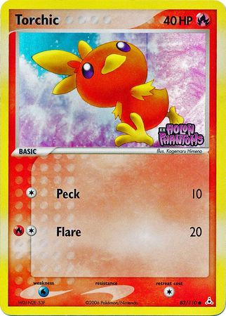 Torchic (83/110) (Stamped) [EX: Holon Phantoms] | Eastridge Sports Cards & Games
