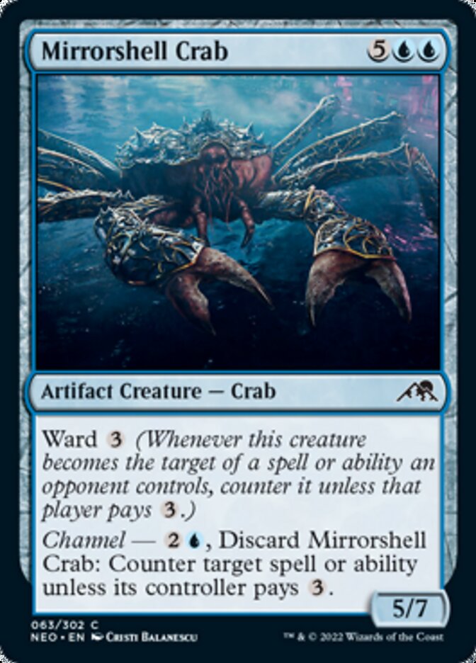 Mirrorshell Crab [Kamigawa: Neon Dynasty] | Eastridge Sports Cards & Games