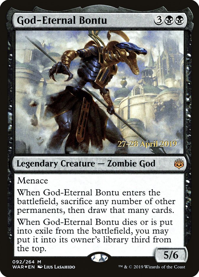 God-Eternal Bontu  [War of the Spark Prerelease Promos] | Eastridge Sports Cards & Games