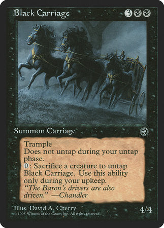 Black Carriage [Homelands] | Eastridge Sports Cards & Games