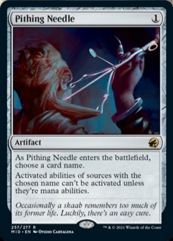 Pithing Needle [Innistrad: Midnight Hunt] | Eastridge Sports Cards & Games