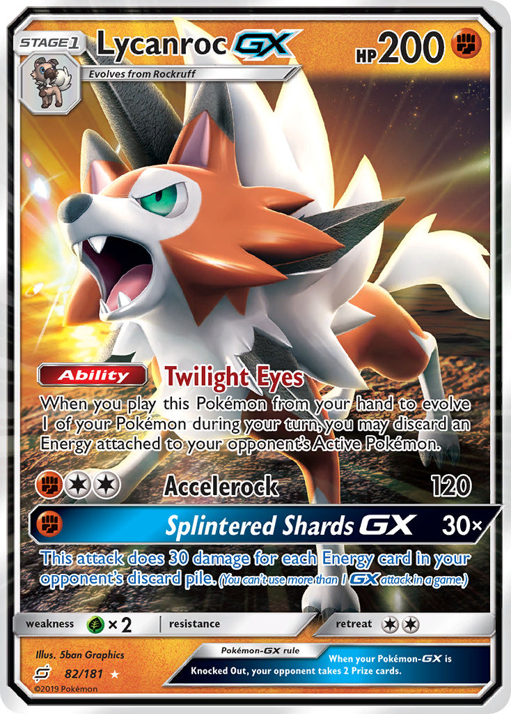 Lycanroc GX (82/181) [Sun & Moon: Team Up] | Eastridge Sports Cards & Games