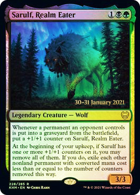 Sarulf, Realm Eater  [Kaldheim Prerelease Promos] | Eastridge Sports Cards & Games